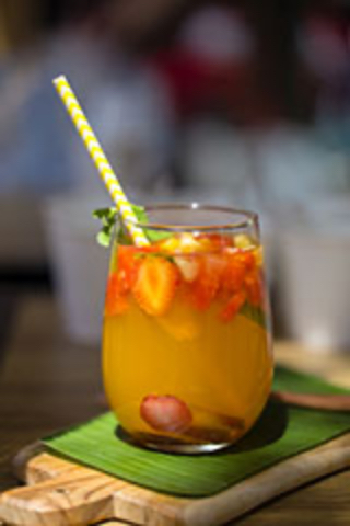 Pineapple Strawberry Sangria